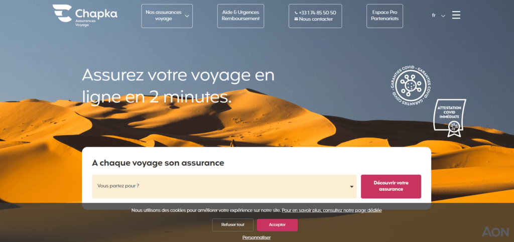 assurance voyage internationaux long séjour Chapka