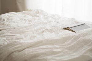 drap de lit été