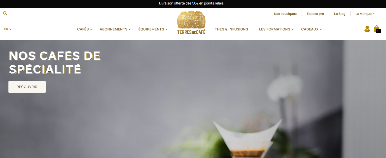 Terres de café grossiste de café en France