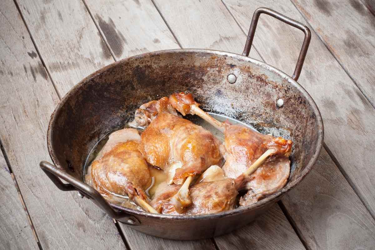 Cuisse de canard en cocotte en fonte : temps de cuisson parfait