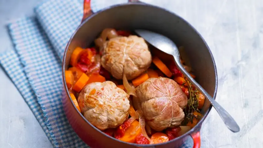 paupiette de veau Carottes glacées
