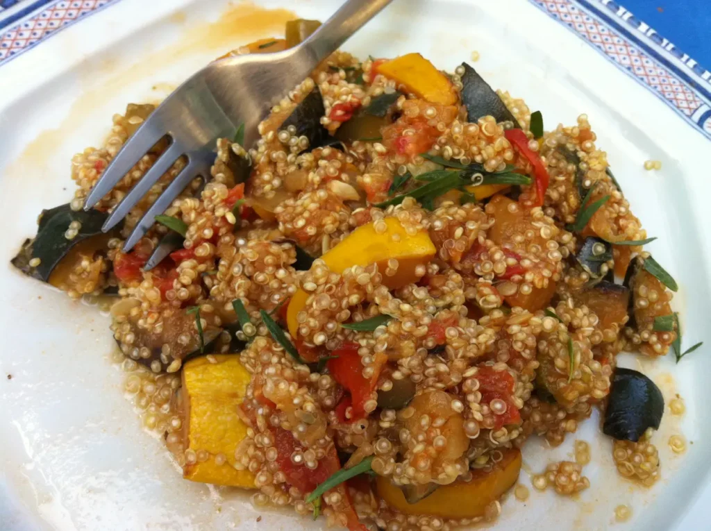 Quinoa accompagnement ratatouille