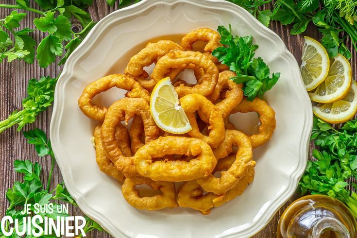 quel légume doit on accompagner les beignets de calamar