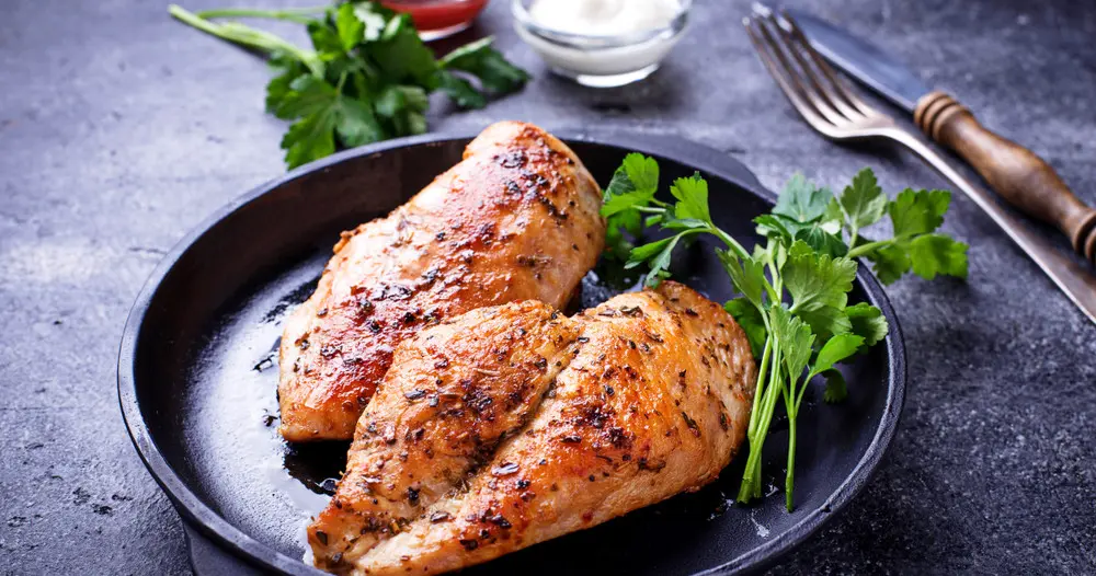 Blanc de poulet rôti