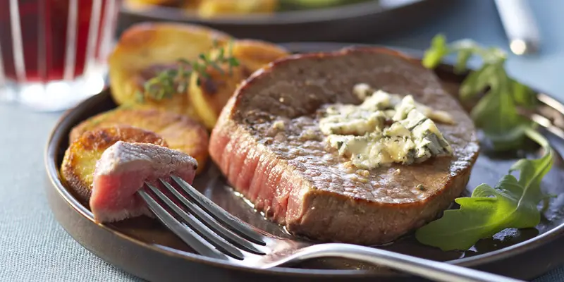 Le steak de bœuf