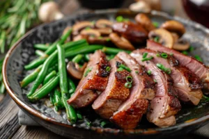 Quels légumes servir avec un magret de canard au poivre vert