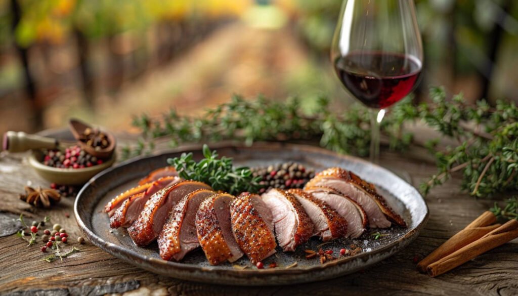 Quels vins choisir pour sublimer un magret de canard