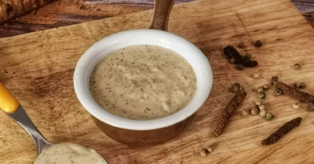 Sauce aux trois poivres maison