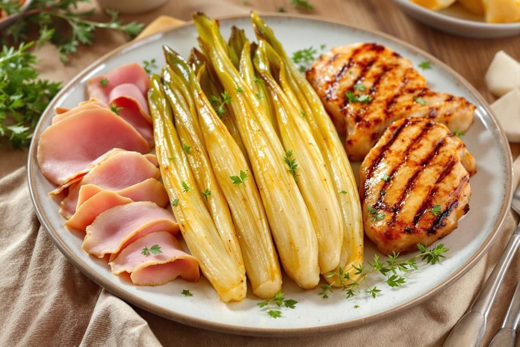viandes pour accompagner des endives braisées