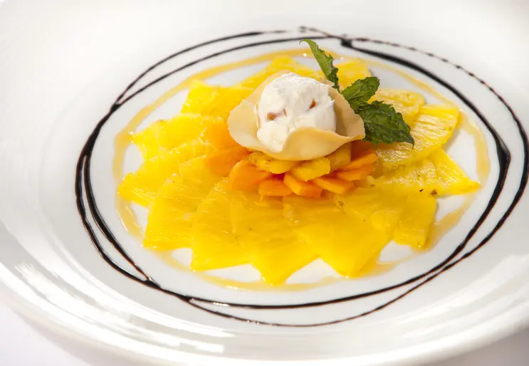 Carpaccio d’ananas