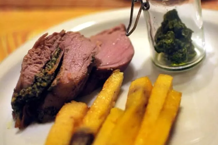 Quelle viande se marie avec des frites de polenta