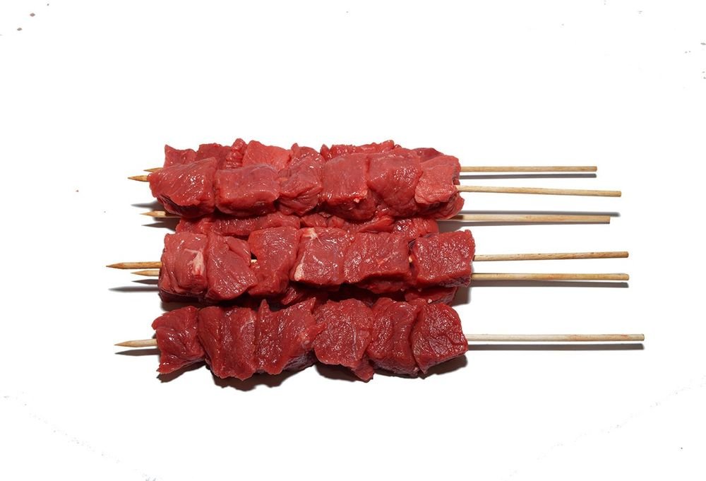 Viande pour brochette de bœuf Faux filet