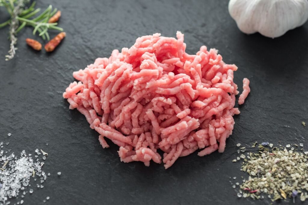 viande hachée de porc