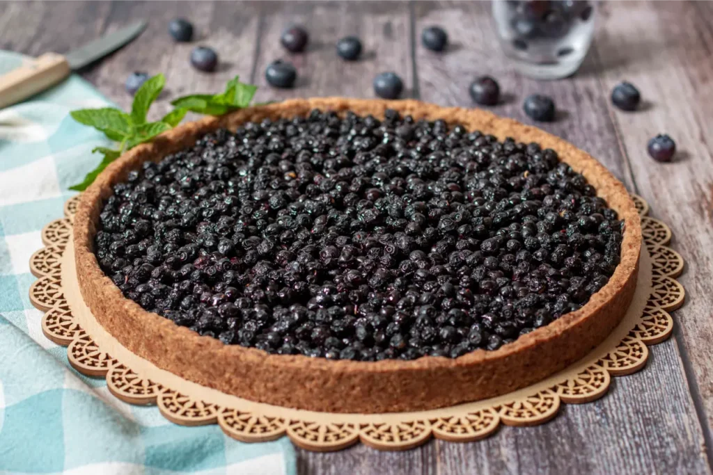 Tarte aux myrtilles