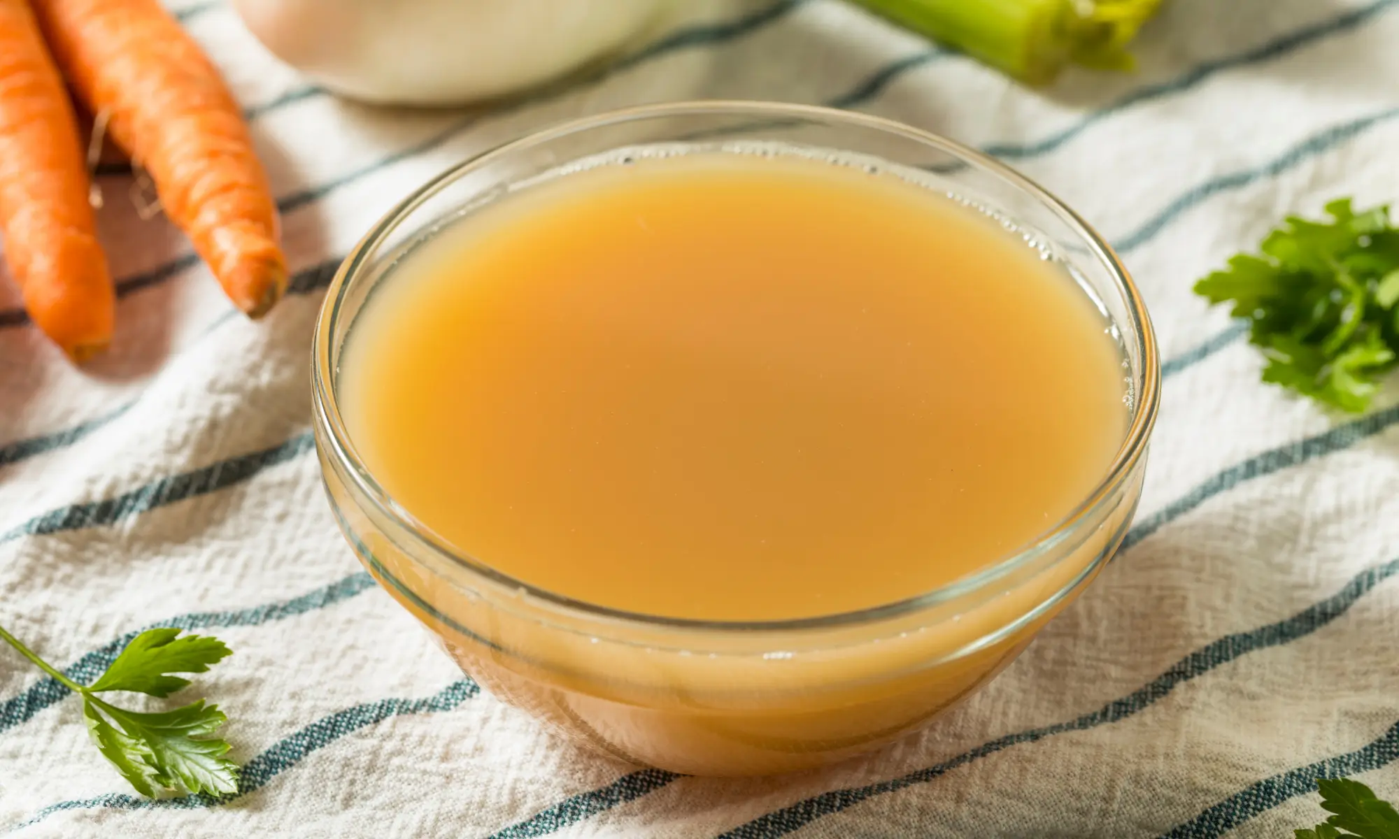 récupérer les restes de légume du bouillon
