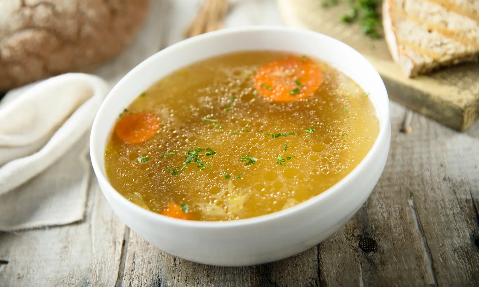 restes de légumes du bouillon