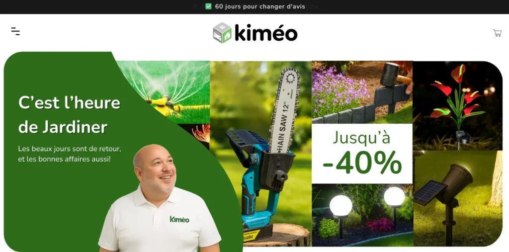 site Kimeo Shop