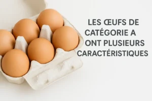 les œuf de catégorie a ont plusieurs caractéristiques lesquelles (2)