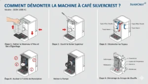 Comment démonter la machine à café SilverCrest