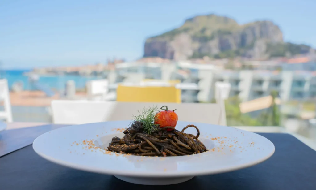 accompagner des pâtes à l’encre de seiche