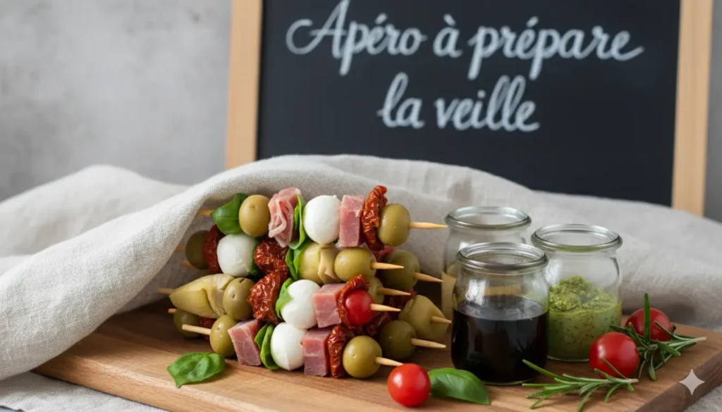 brochettes apéritives