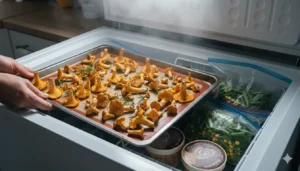 congelation girolles