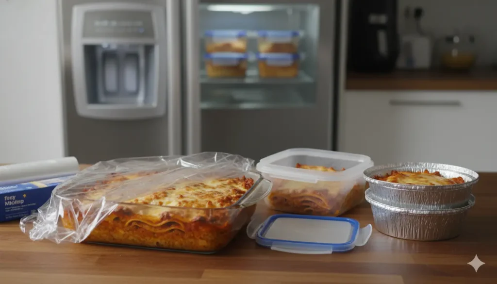 congeler des lasagnes maison