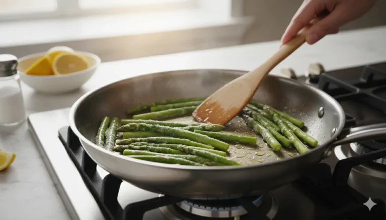 cuisson des asperges congelées