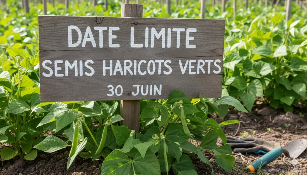 date limite de semis des haricots verts