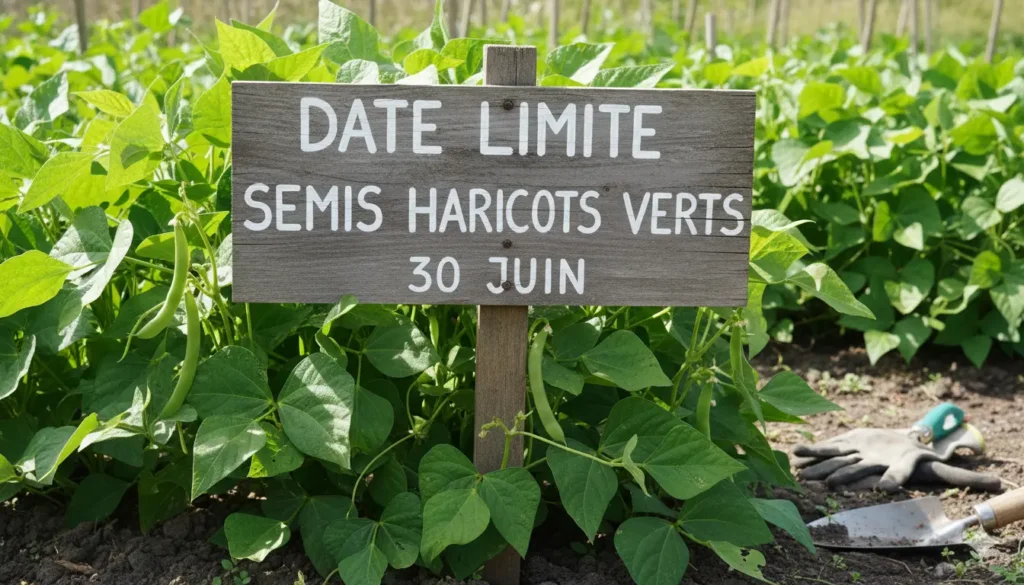 date limite semis haricots verts