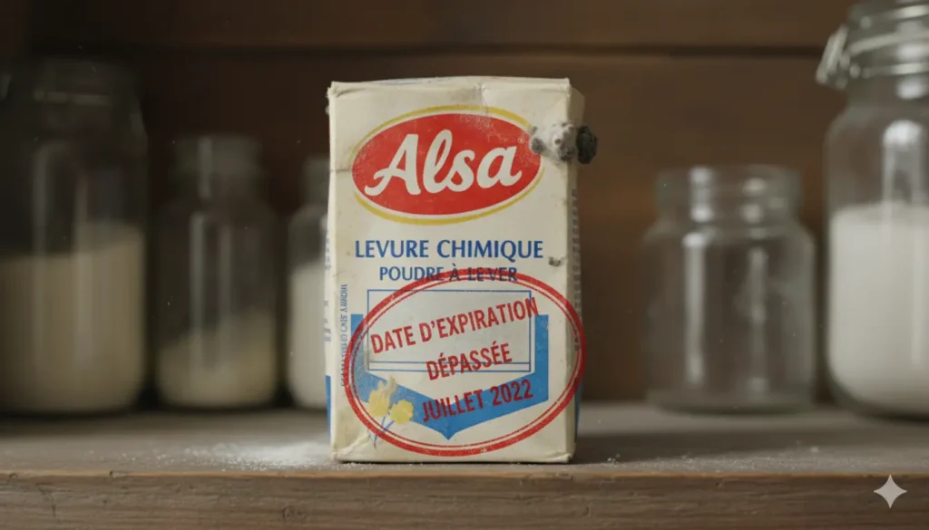 levure chimique trop périmée