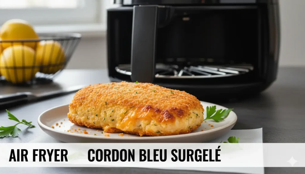 préparer un cordon bleu surgelé