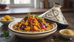 recette de tajine de légumes racines au millet