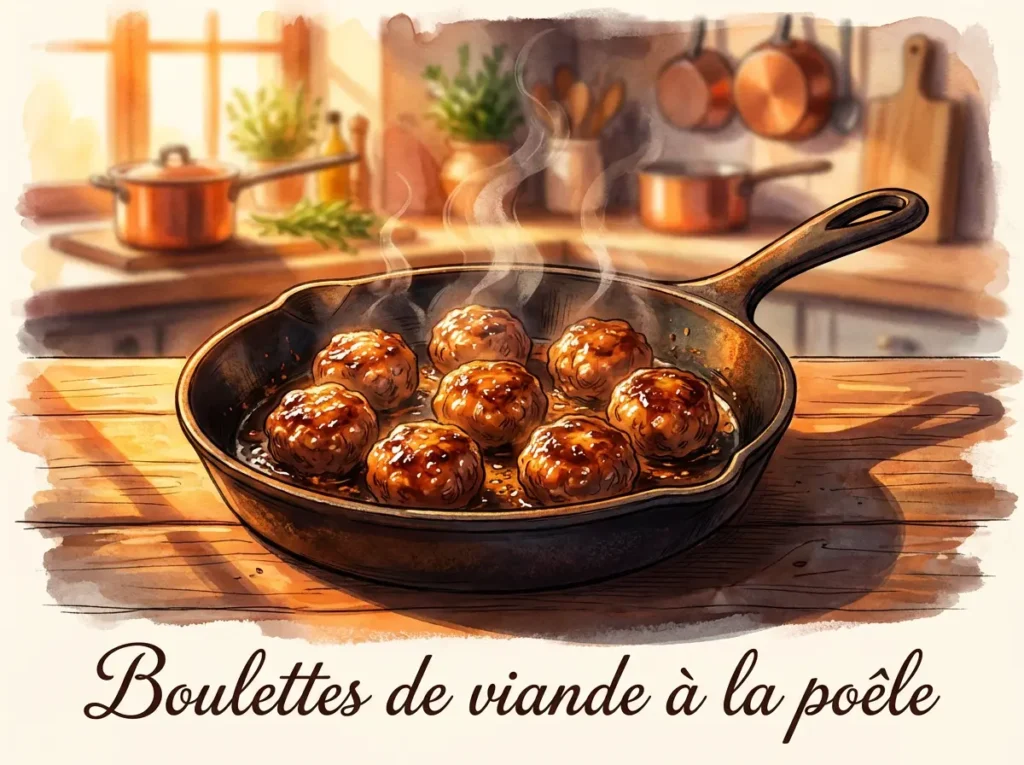Boulettes poêle