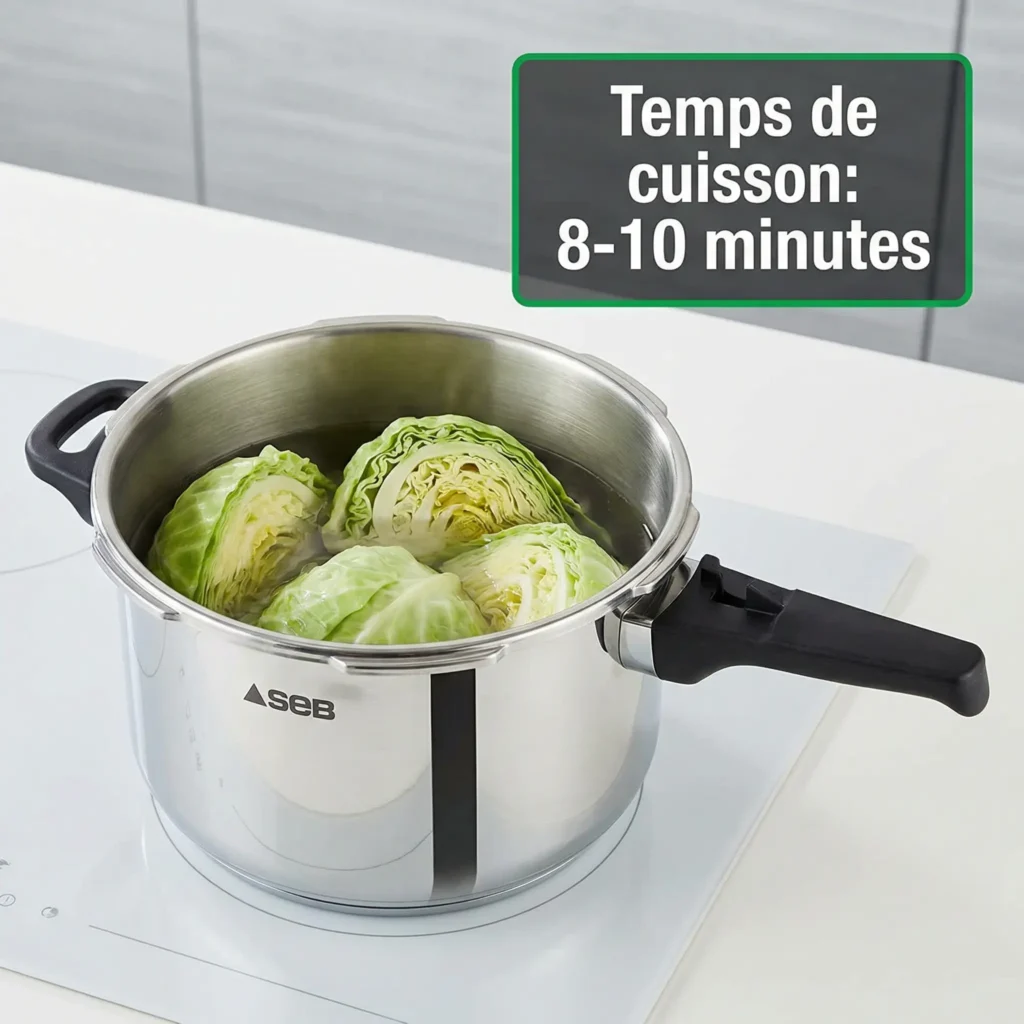 Temps de cuisson choux verts cocotte minute