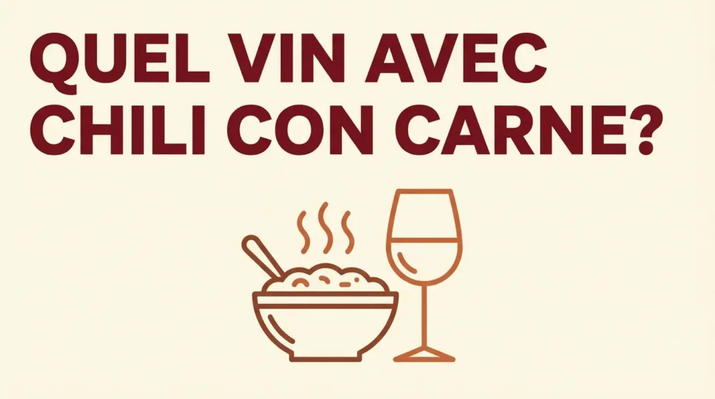 quel vin avec chili cone carne