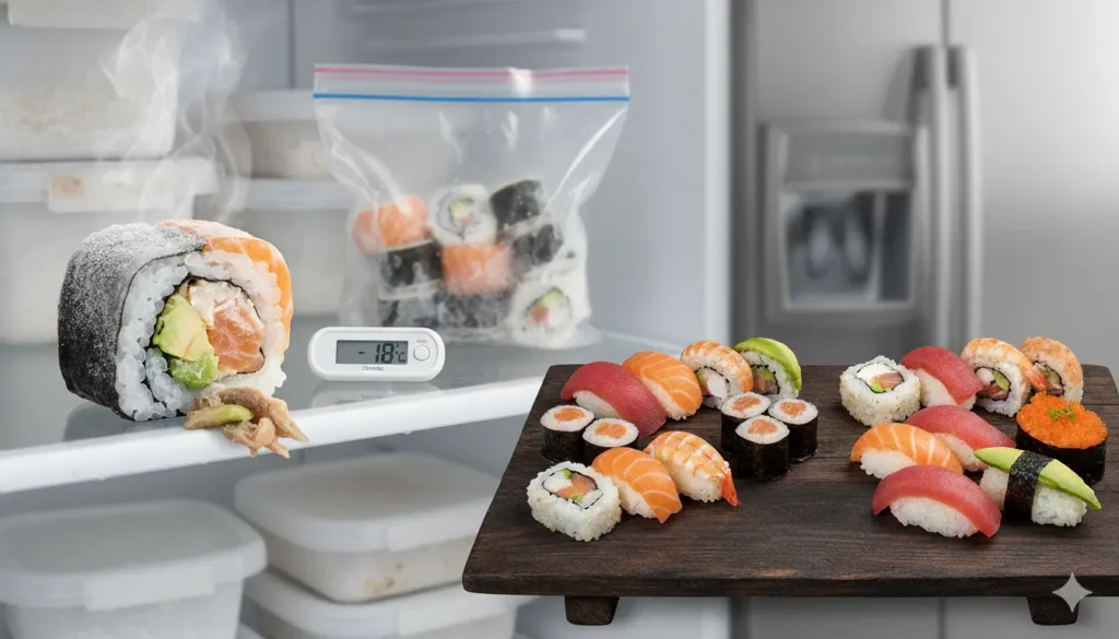 congeler des sushis