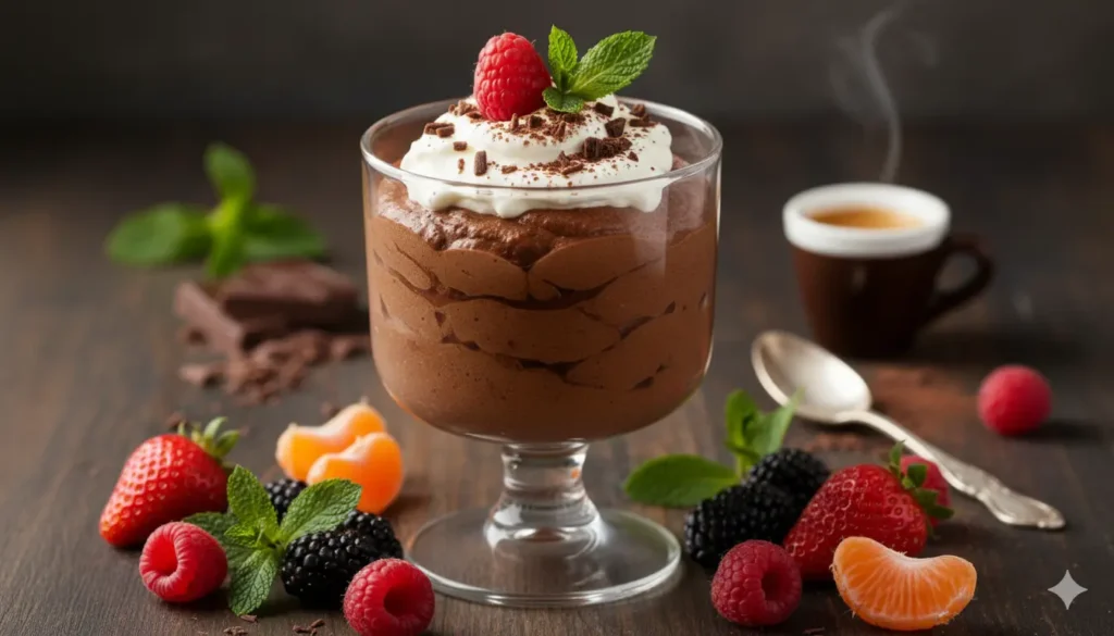 fruits qui accompagnent le mieux une mousse au chocolat