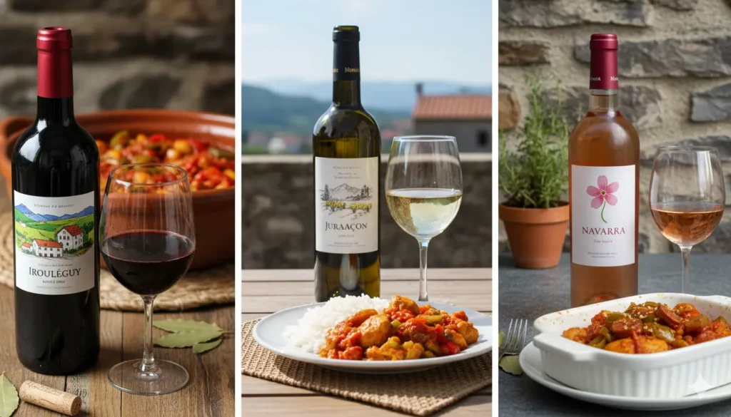 poulet basquaise vin