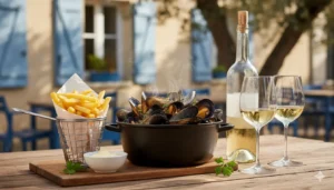 quel vin avec des moules frites