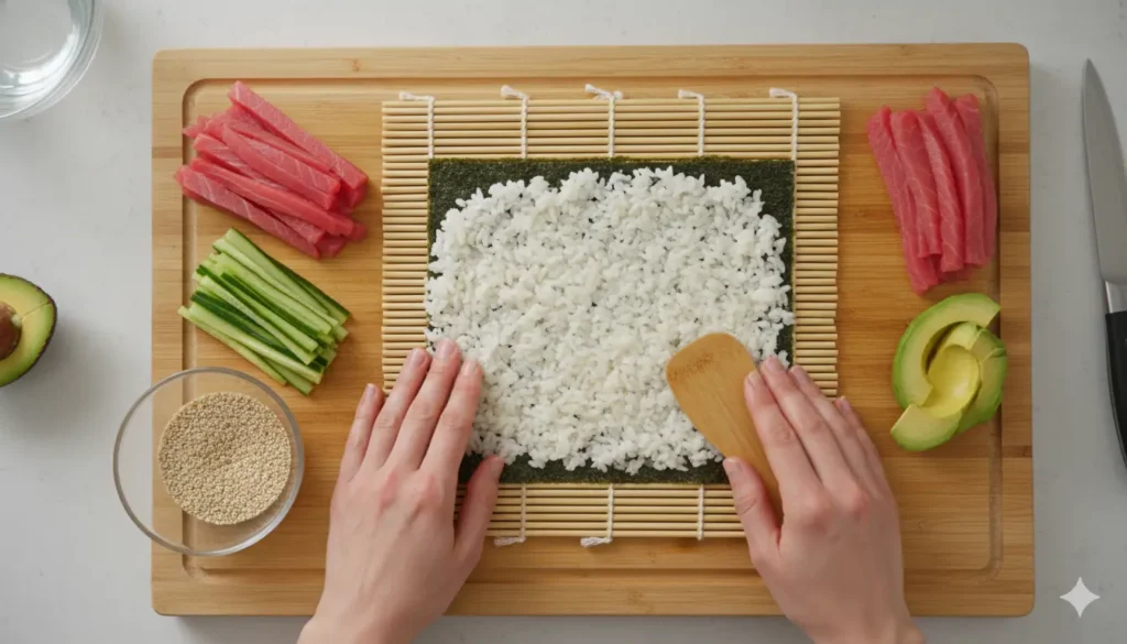 rouler un california roll