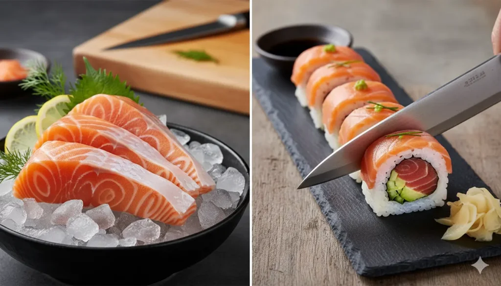saumon pour le sushi