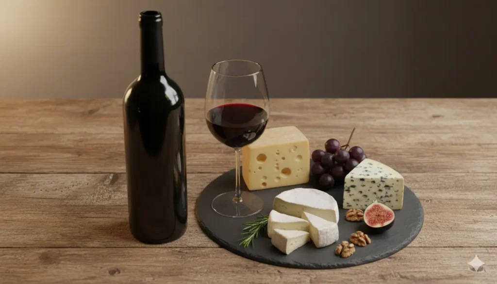 vins rouges avec les fromages à pâte molle