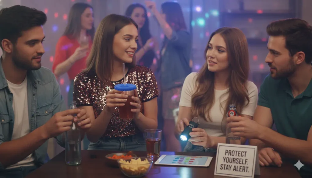 capote de verre en soirée