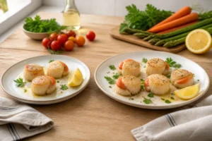 Portions de noix de Saint-Jacques : 3 à 4 pour une entrée et 5 pour un plat principal