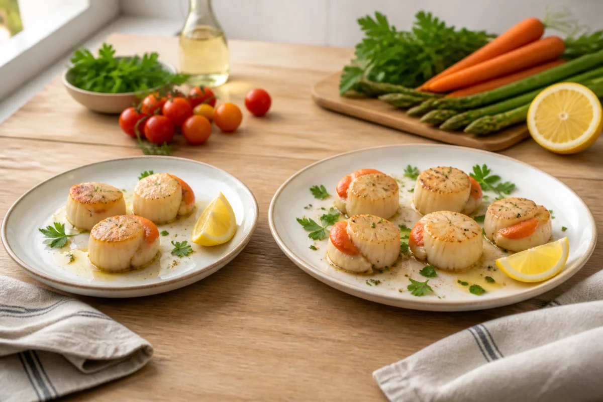 Portions de noix de Saint-Jacques : 3 à 4 pour une entrée et 5 pour un plat principal